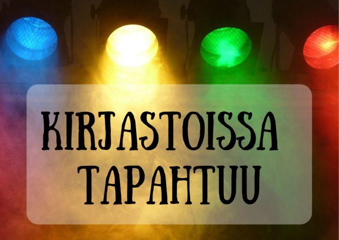 Kirjastoissa tapahtuu.