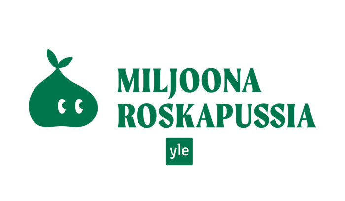 Miljoona roskapussia -kampanjan logo.