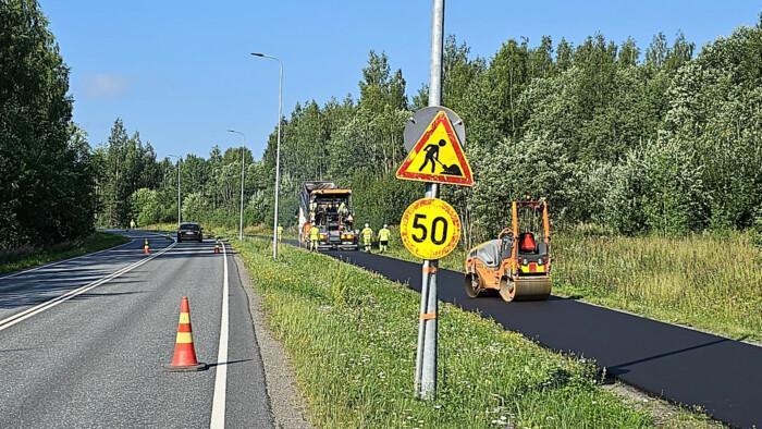 Kevyenliikenteen tieltä päällystetään.