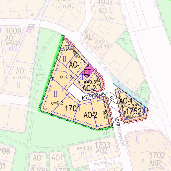 asemakaavakuva hakuun tulevista tonteista 